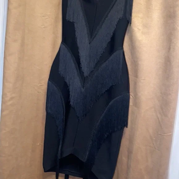 Fringe strapless dress - Picture 6 of 6